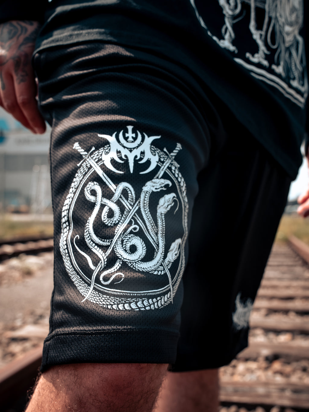 YGGDRASIL VAULT SALE - SERPENT SIGIL - Mesh Short
