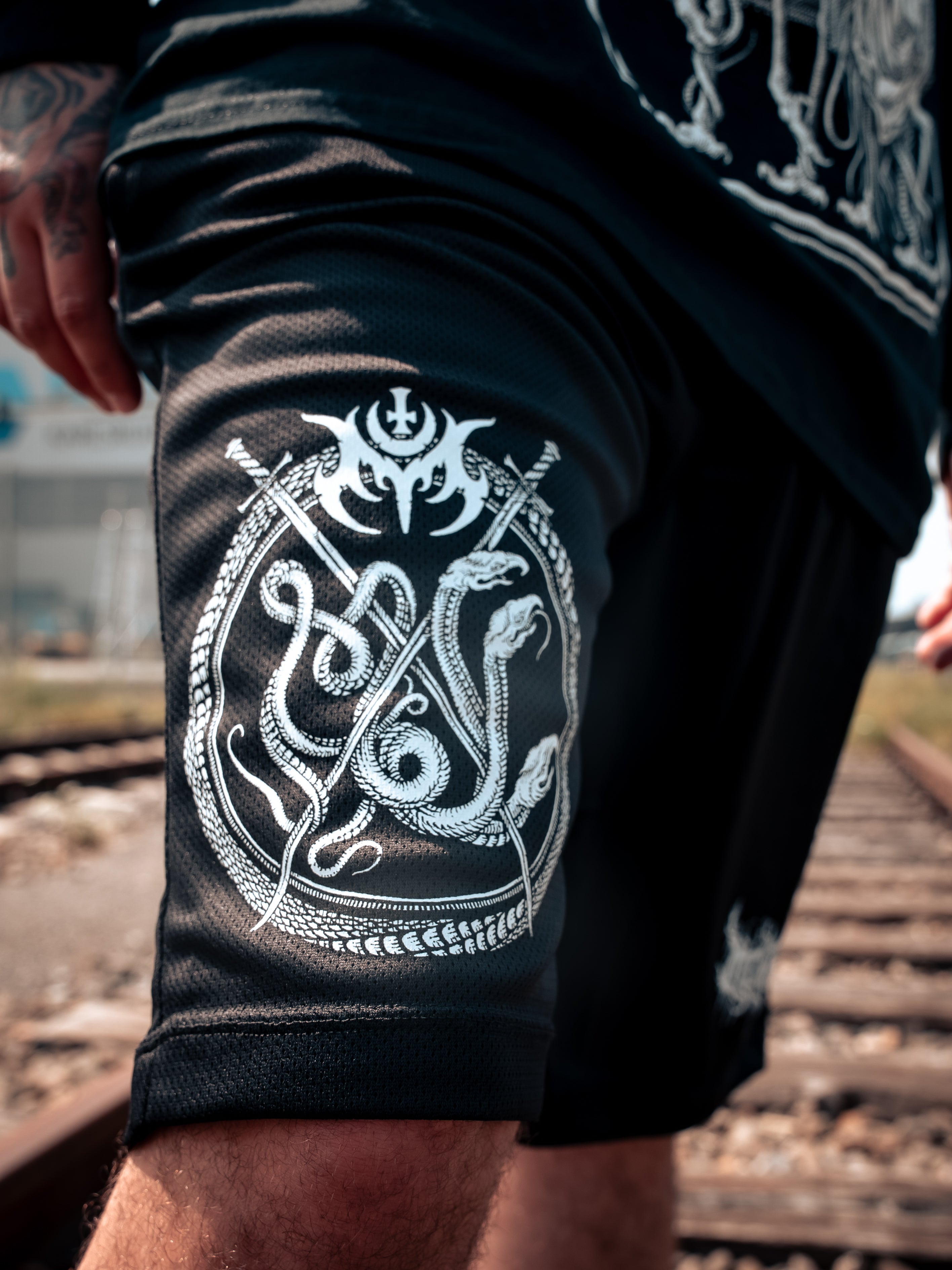 YGGDRASIL VAULT SALE - SERPENT SIGIL - Mesh Short