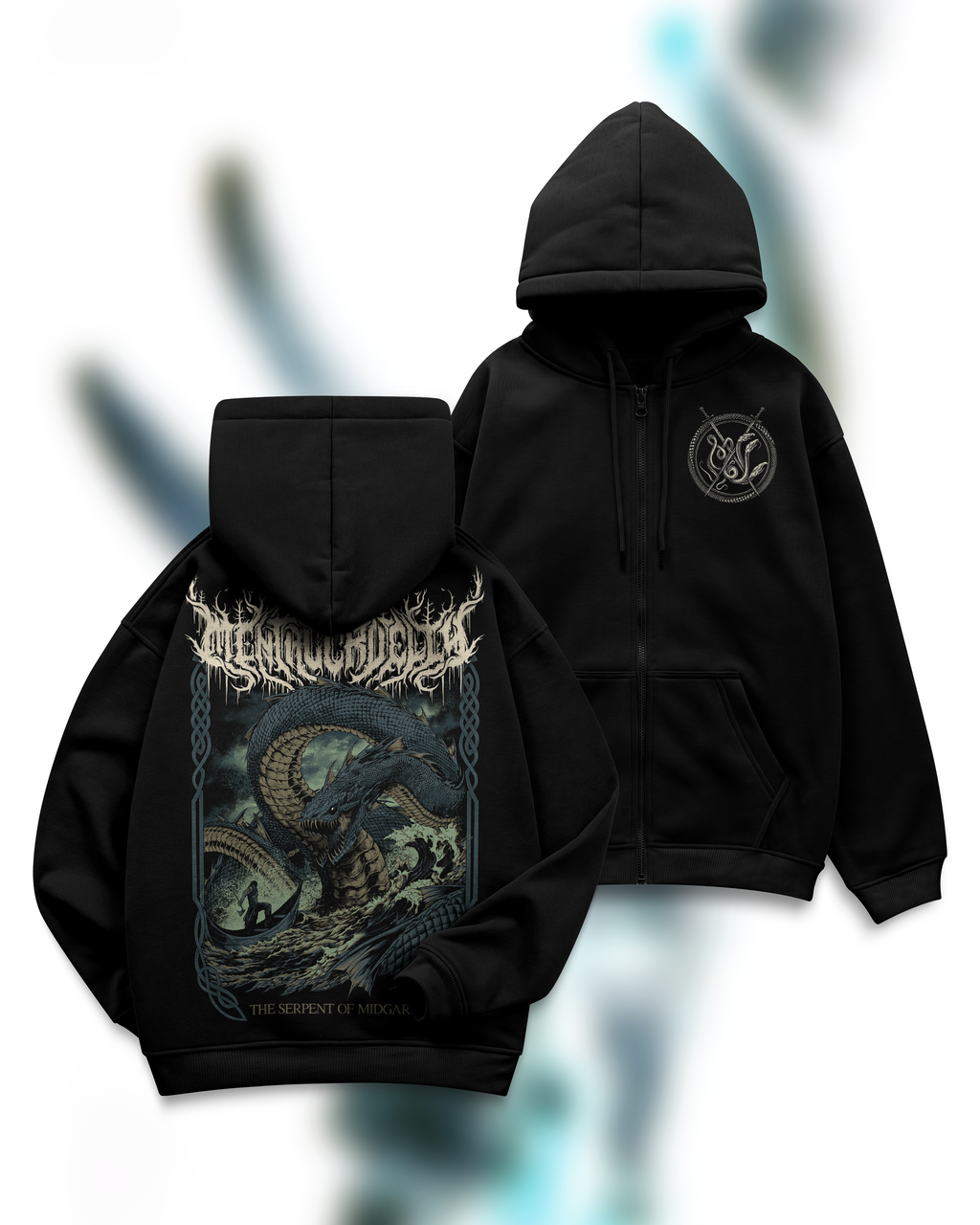 THE SERPENT OF MIDGARD ZipUp Hoodie - PRE-ORDER